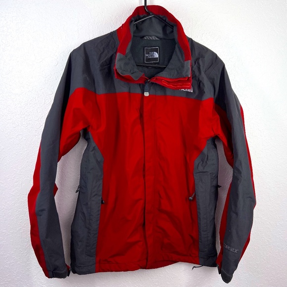 The North Face Men's Gor-Tex Ski Jacket, Red and Black, Small - Picture 1 of 10
